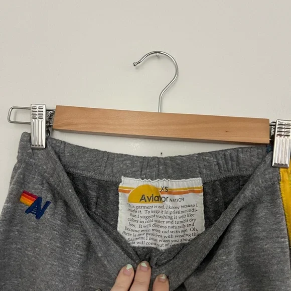 Aviator Nation Colorful Stripe Jogger Sweatpants - Picture 5 of 5